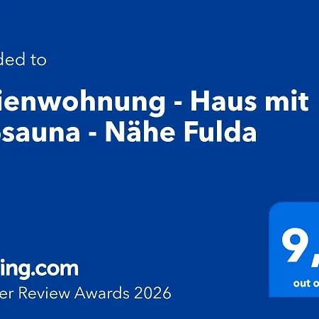 - Haus Mit Fasssauna - Naehe Fulda * Großenlüder